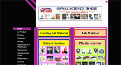Desktop Screenshot of oswalsciencehouse.com
