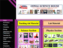 Tablet Screenshot of oswalsciencehouse.com
